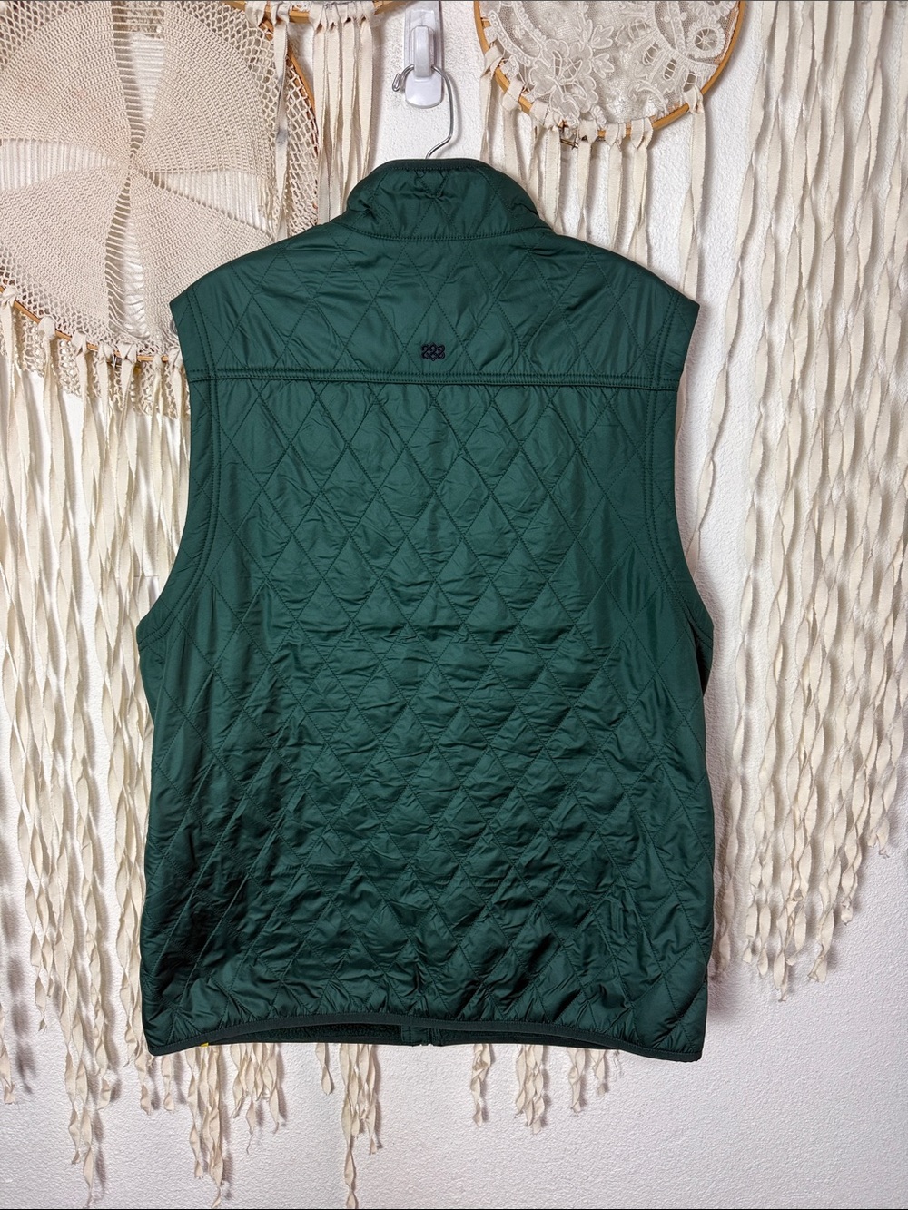 Sherpa Adventure Gear NWT Tinley Quilted Fleece Vest in Emerald Size Large - Picture 3 of 9